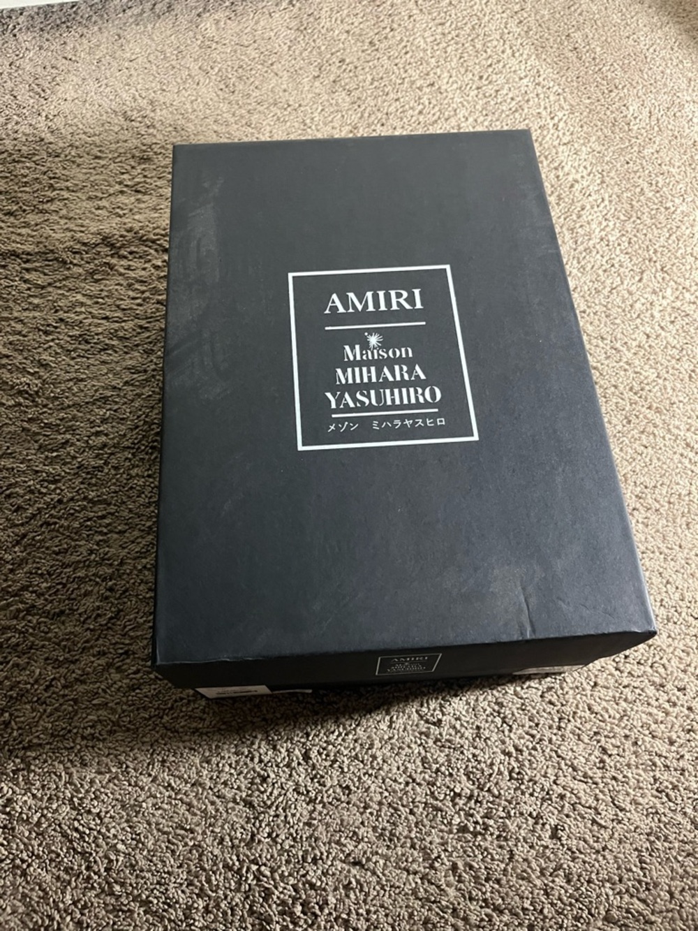 AMIRI x Maison Mihara Black and White Skeleton-Style Low-Top Sneakers - Picture 5 of 5